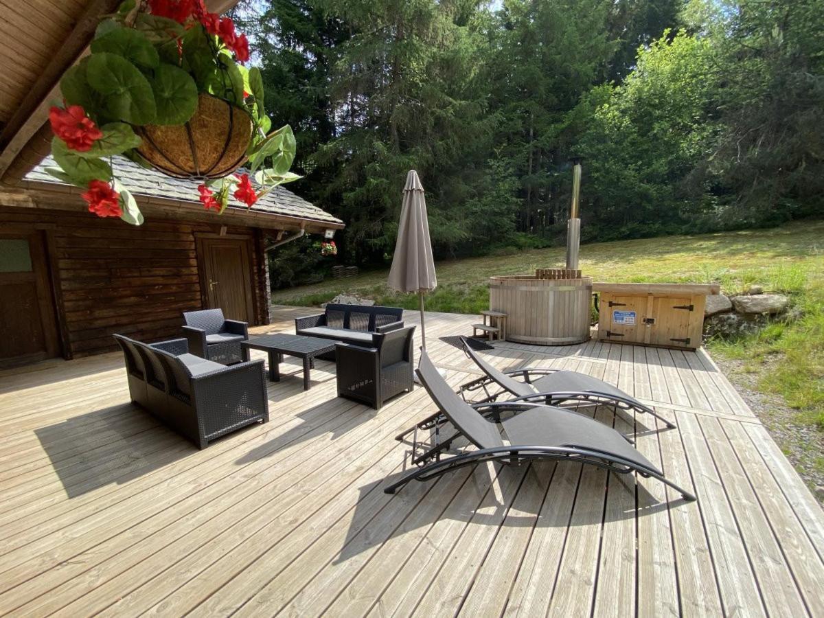 LE FISHING LODGE Chalet en bois La Bresse Extérieur photo