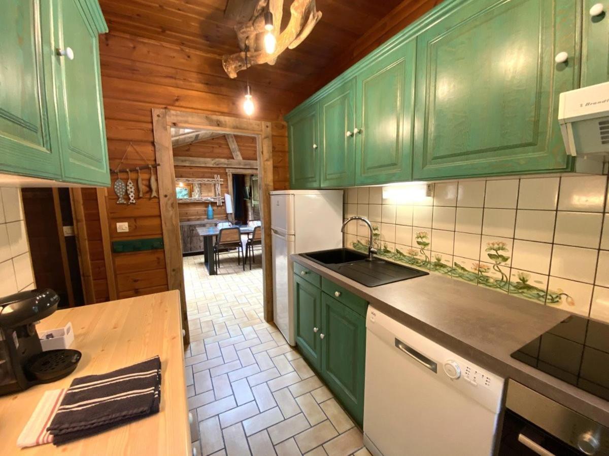 LE FISHING LODGE Chalet en bois La Bresse Extérieur photo