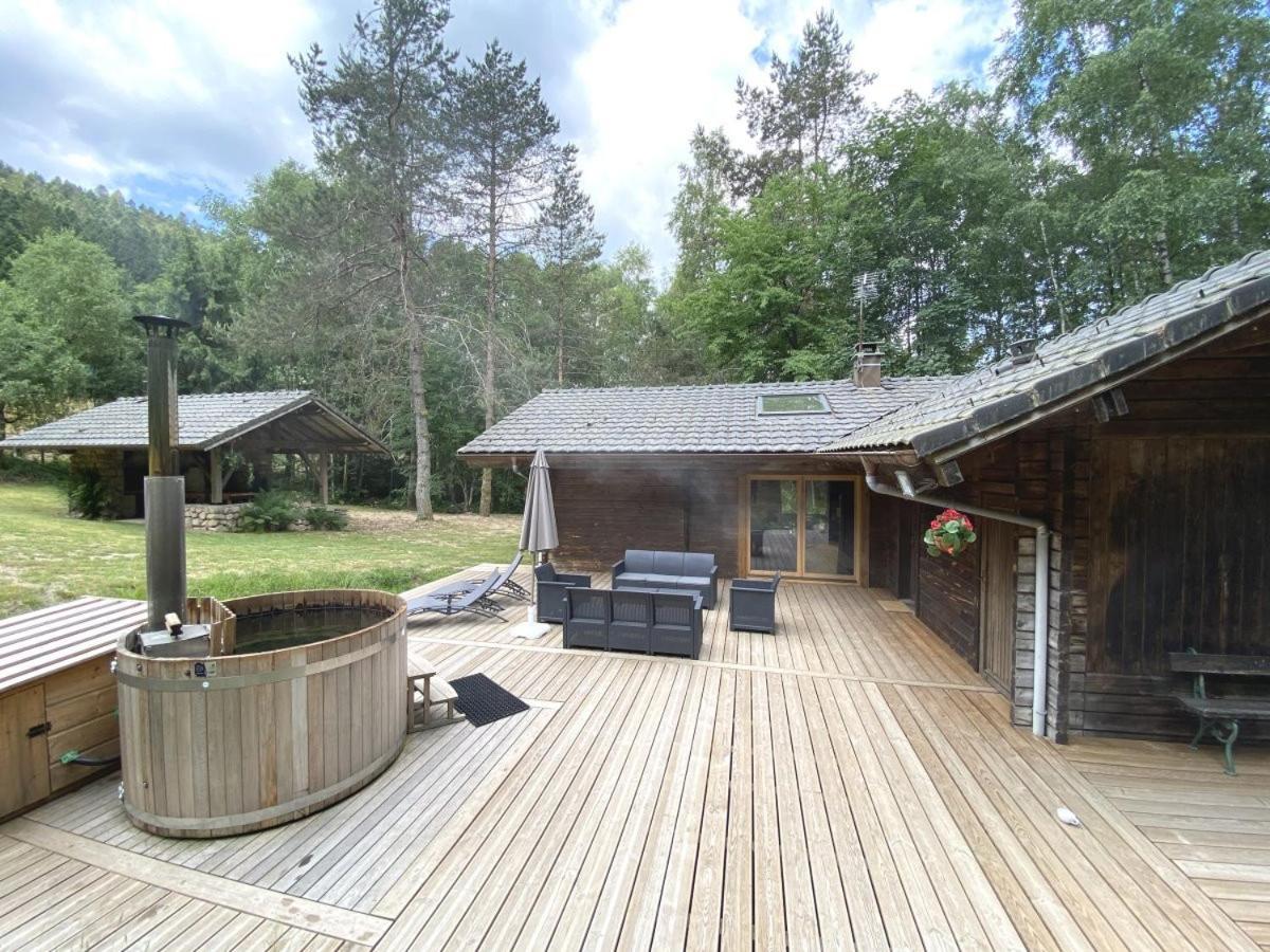 LE FISHING LODGE Chalet en bois La Bresse Extérieur photo