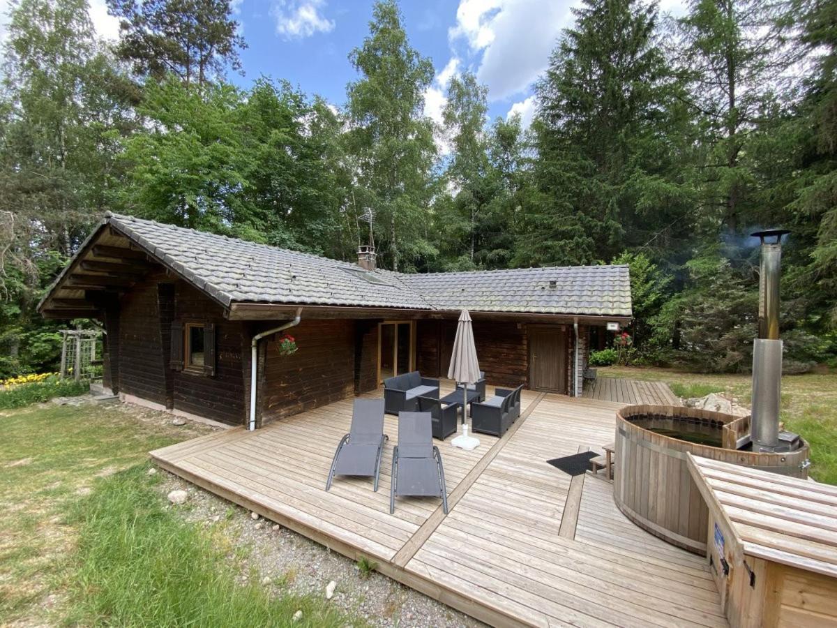 LE FISHING LODGE Chalet en bois La Bresse Extérieur photo
