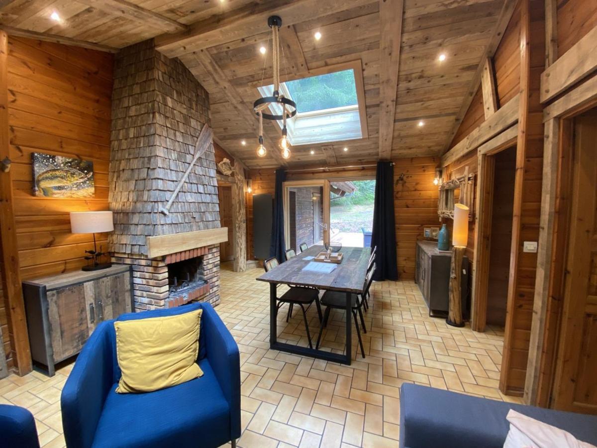 LE FISHING LODGE Chalet en bois La Bresse Extérieur photo