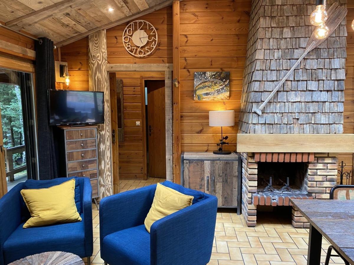 LE FISHING LODGE Chalet en bois La Bresse Extérieur photo